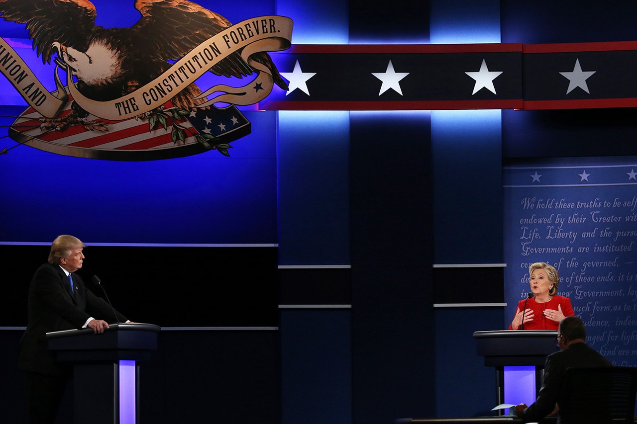 Clinton, Trump clash in ferocious opening debate