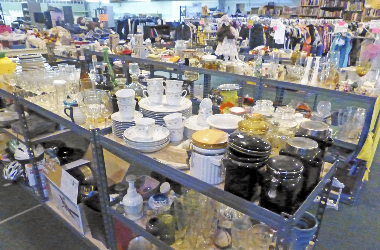 The retail space is jam-packed with gently used items for sale at bargain prices. BARB AUE | SOUTH BEACH BULLETIN
