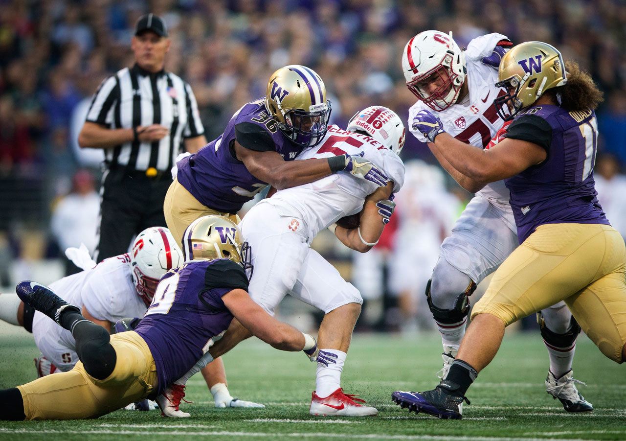 Playoff speculation ‘really hard’ for Huskies players to ignore