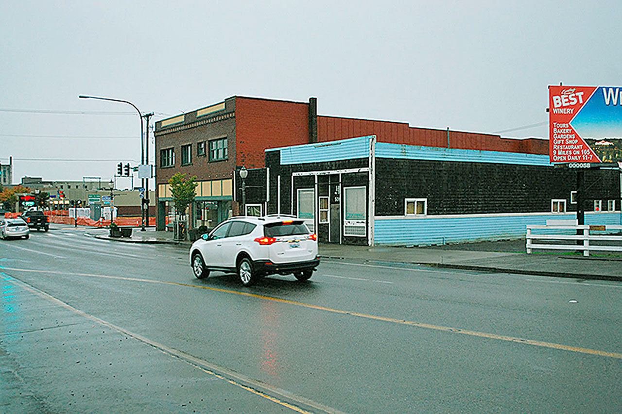 The proposed site of the new Gateway Center on Wishkah Street. (BOB KIRKPATRICK|THE DAILY WORLD)