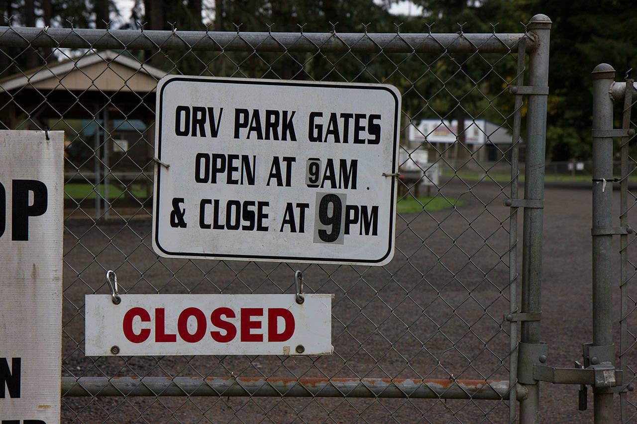(Corey Morris | The Vidette) The promoters at Straddleline ORV Park, owned by Grays Harbor County, will not renew their lease with the county.