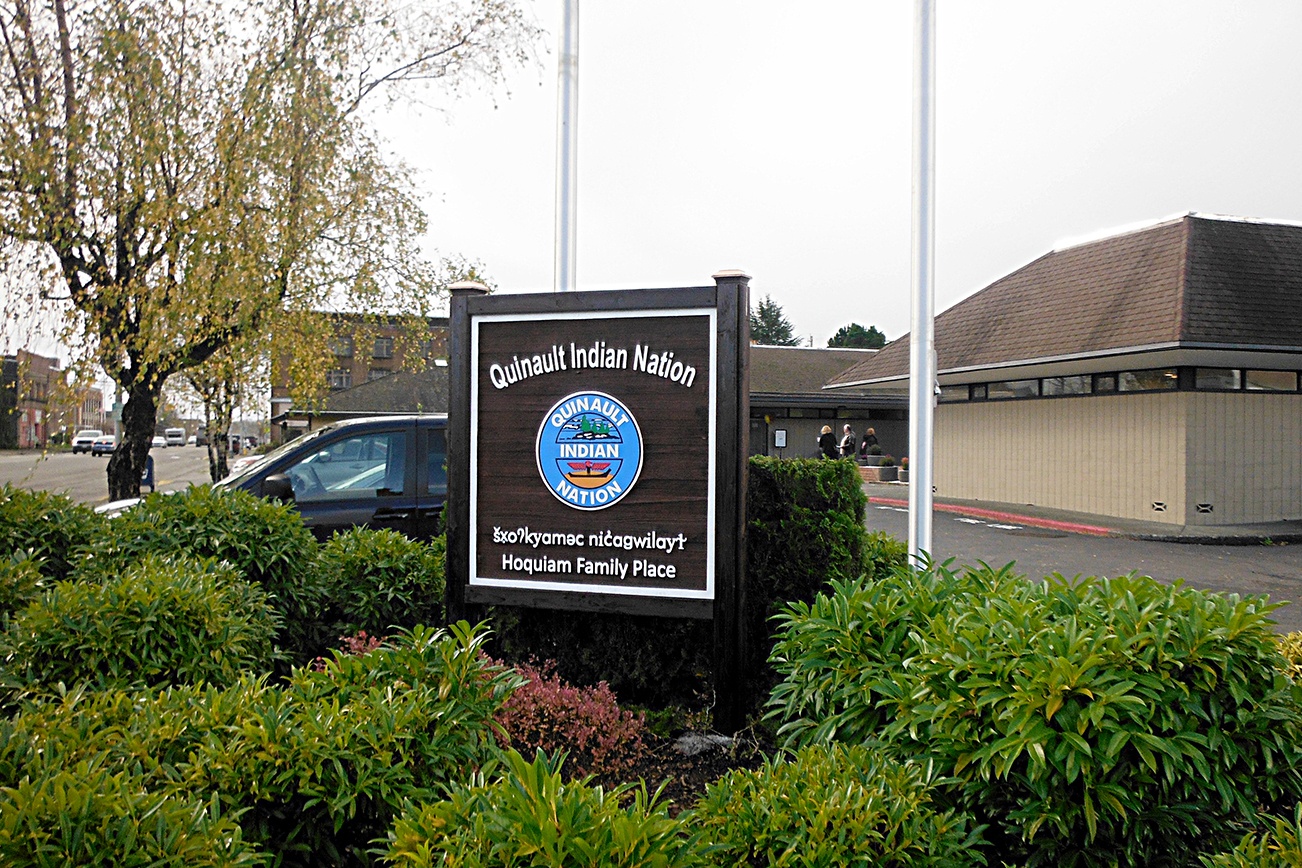 The Quinault Indian Nation recently opened a Hoquiam office on 8th Street that houses many of the tribe’s social services. Only about a third of tribal members live on the reservation, and many who live off-reservation call the Aberdeen/Hoquiam area home. DAN HAMMOCK THE DAILY WORLD