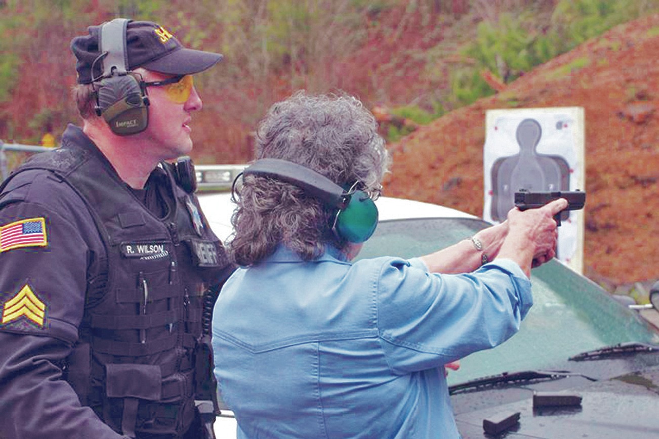 The Citizens Police Academy includes optional firearms training. MICHAEL BRUCE