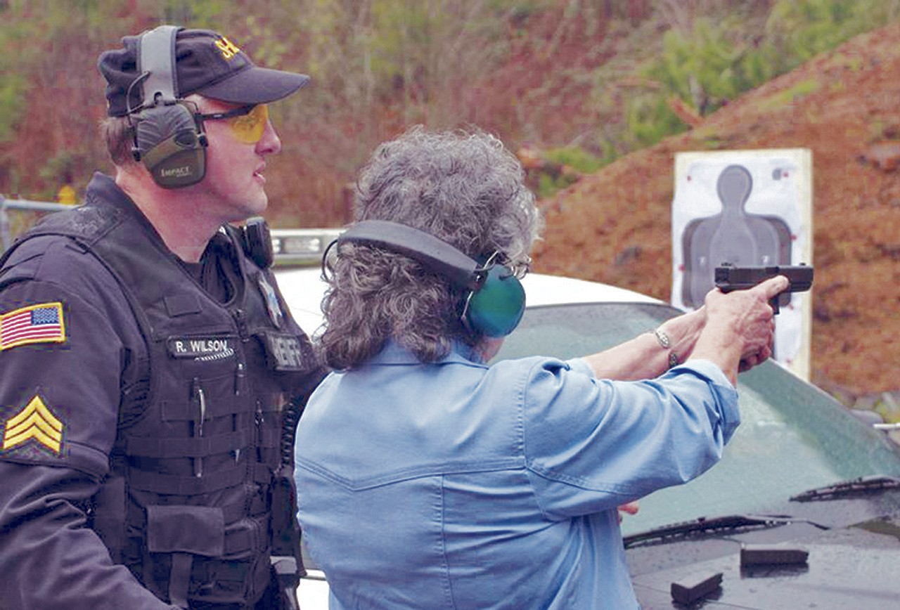 The Citizens Police Academy includes optional firearms training. MICHAEL BRUCE