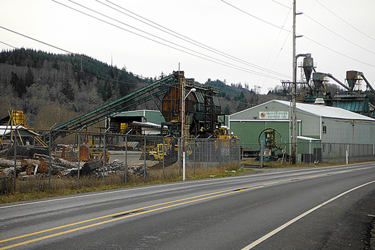 (Dan Hammock | Grays Harbor Newspaper Group) Fox Lumber of Montana has taken over ownership of the former Mary’s River mill on State Route 107 in Montesano. The new company could hire some 30 people by the end of the month.