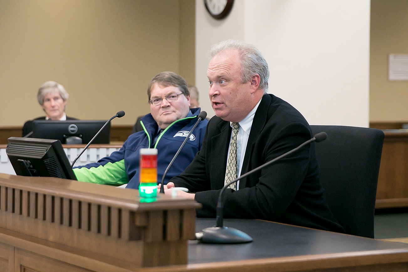 Rep. Walsh and constituent Pastor Marty Cole testy to the Appropriations Committee on January 12th, 2017. Walsh spoke out in opposition to Governor Jay Inslee’s proposal to close down the Naselle Youth Camp in Pacific County.                                 Rep. Walsh and constituent Pastor Marty Cole testy to the Appropriations Committee on January 12th, 2017. Walsh spoke out in opposition to Governor Jay Inslee’s proposal to close down the Naselle Youth Camp in Pacific County.
