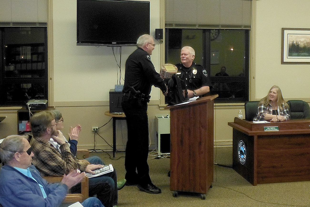 Hoquiam deputy police chief honored for spearheading jail expansion