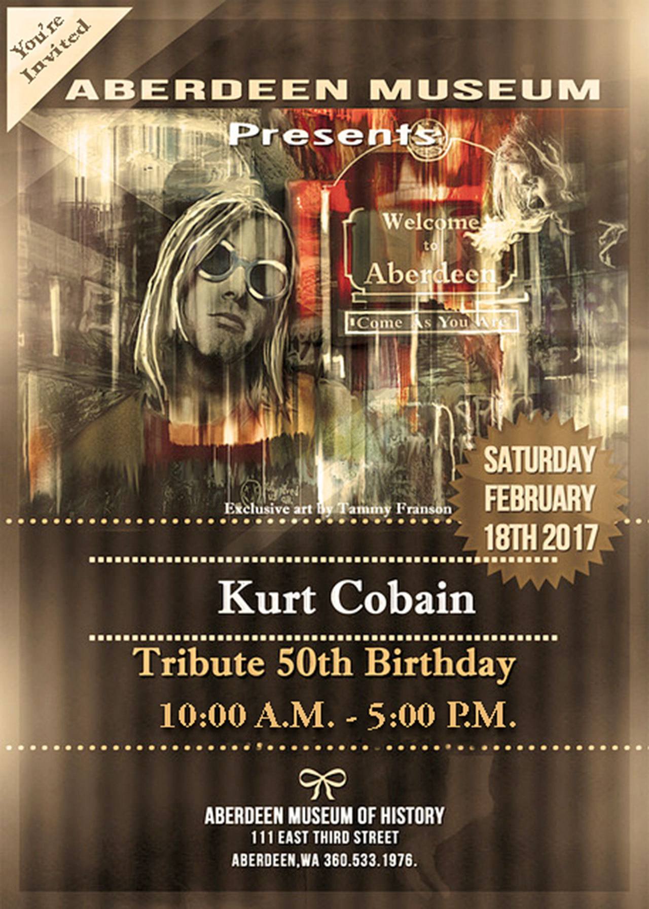 Aberdeen museum to host Kurt Cobain 50th birthday celebration