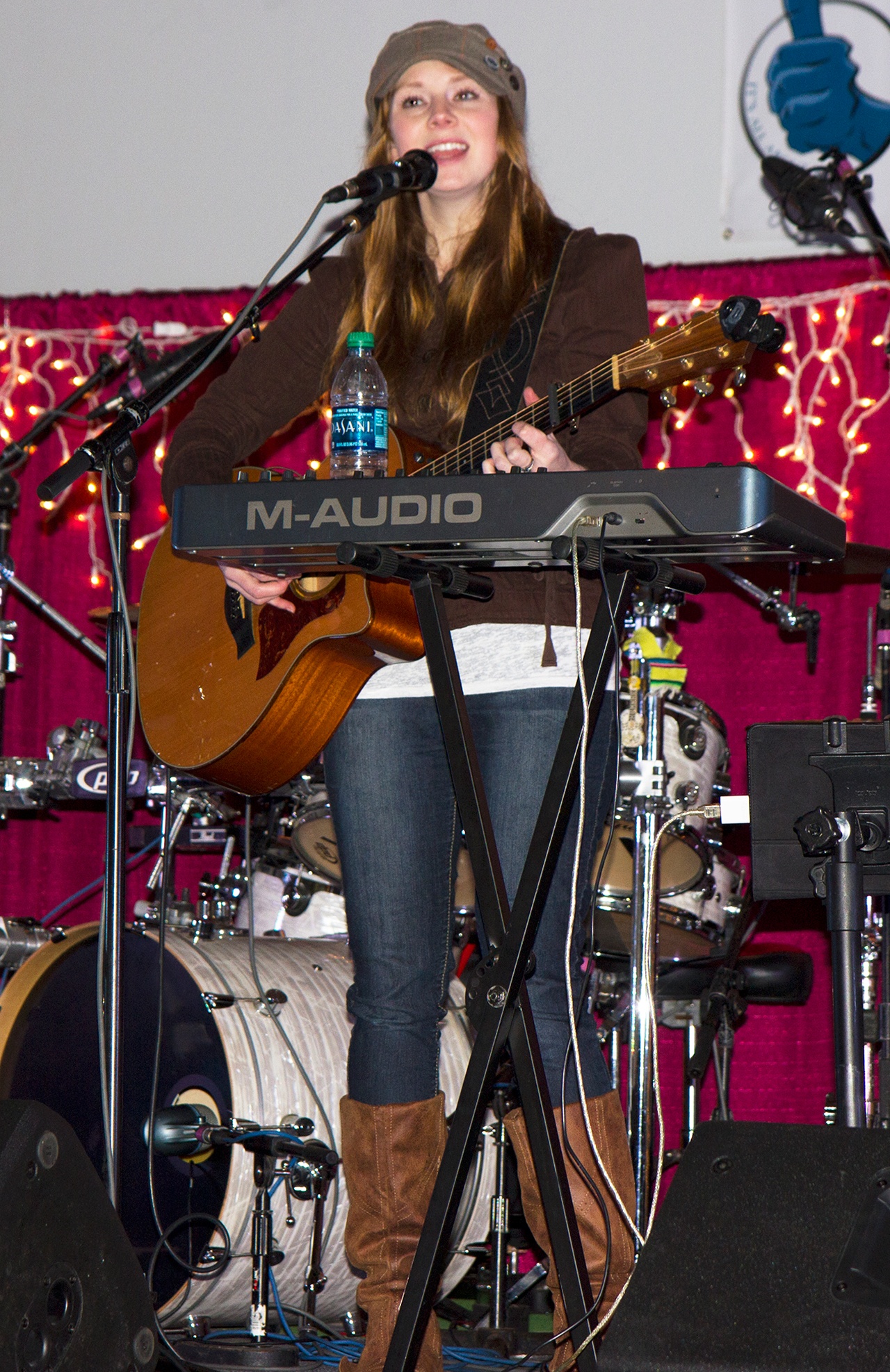Ericka Corban performs at the 2016 Winter Wine Festival in Elma.                                (Grays Harbor Newspaper Group file photo)