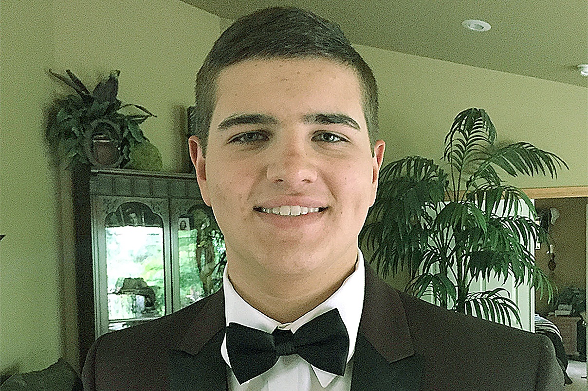 Trace Christensen is Aberdeen Rotary Club Student of the Month for February. (DAVID STEINMAN PHOTO)