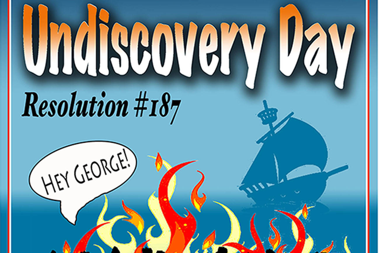 Local artist Judy Horne created this poster for the April 29 rebirth of “Undiscovery Day” in Ocean Shores.