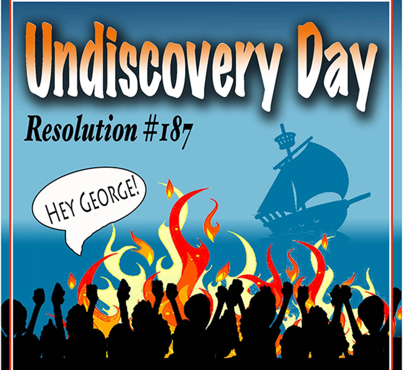 Local artist Judy Horne created this poster for the April 29 rebirth of “Undiscovery Day” in Ocean Shores.