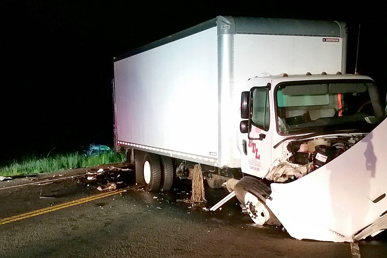OREGON STATE POLICE PHOTO                                A 15-year-old from Elma was killed early Sunday when the car he was riding in crossed the center line of Highway 101 near Warrenton, Ore., and struck a truck.