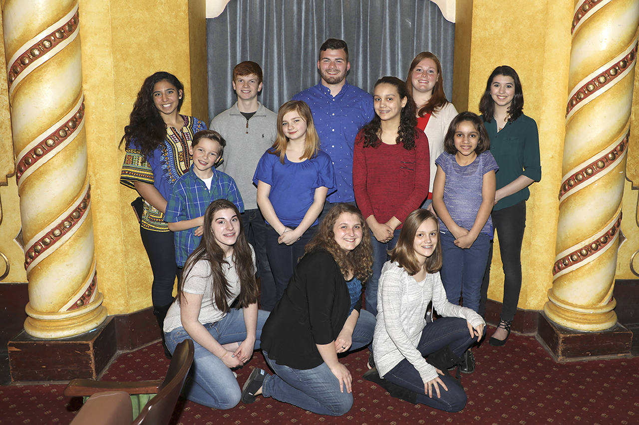Photo by Keith Krueger                                Among the students selected for this year’s Youth Artists Showcase are: back row, from left, Raquel Gray, Ben Fagerstedt, Dylan Moodenbaugh, Bonnie Rowe and Raechel Snow; center, from left: Justyce Brooks, Joie Haviland, Alana Evensen and Hailey Evensen; and front row, from left: Kendall Cavin, Michelle Smith and Stephanie Evensen.