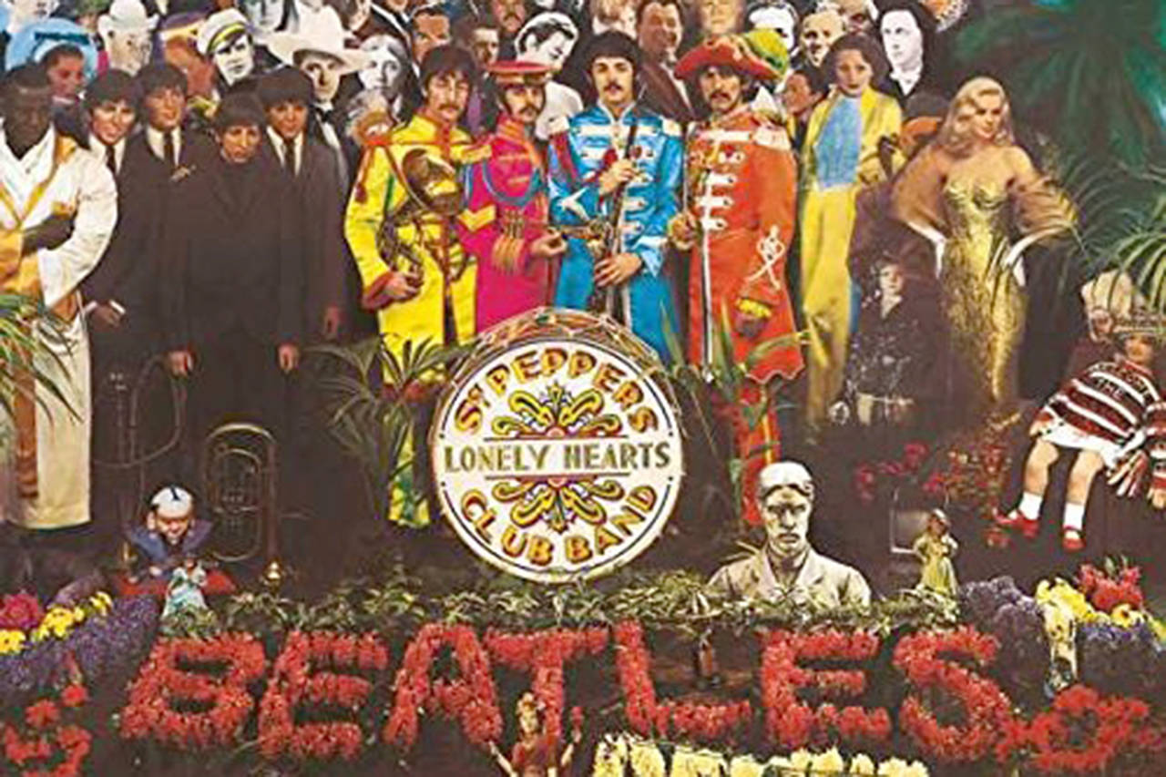 The original “Sgt. Pepper’s Lonely Hearts Club Band” album cover. (Amazon)