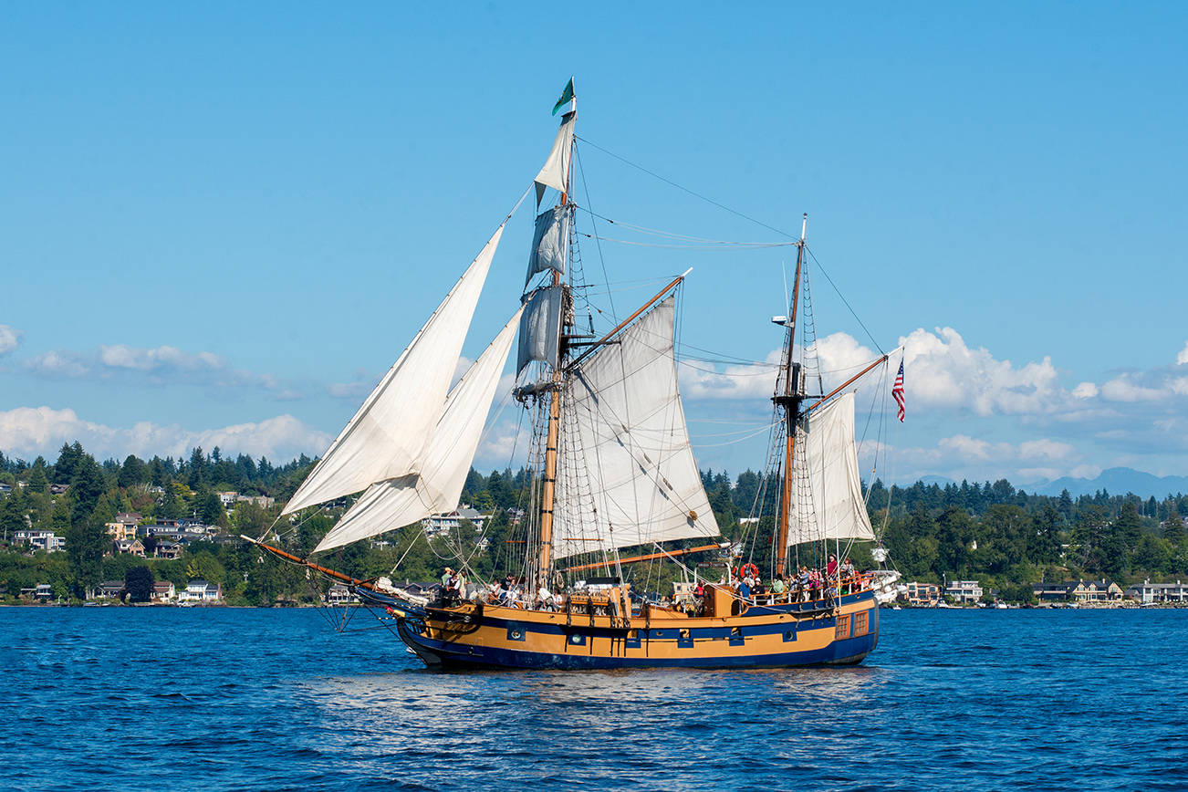 BOB HARBISON PHOTO                                The Hawaiian Chieftain under sail. The Grays Harbor Historical Seaport is seeking funds to give the ship much needed repairs and upgrades.