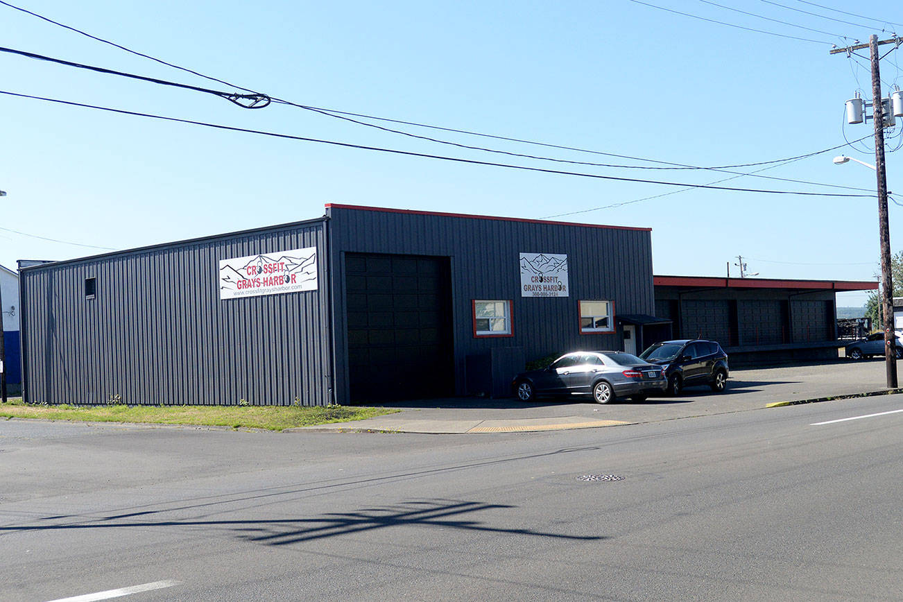 (Dan Hammock | The Daily World) Crossfit Grays Harbor continues to grow after recently moving to a new location, the old Peninsula Truck Lines building at 505 West State Street in Aberdeen.