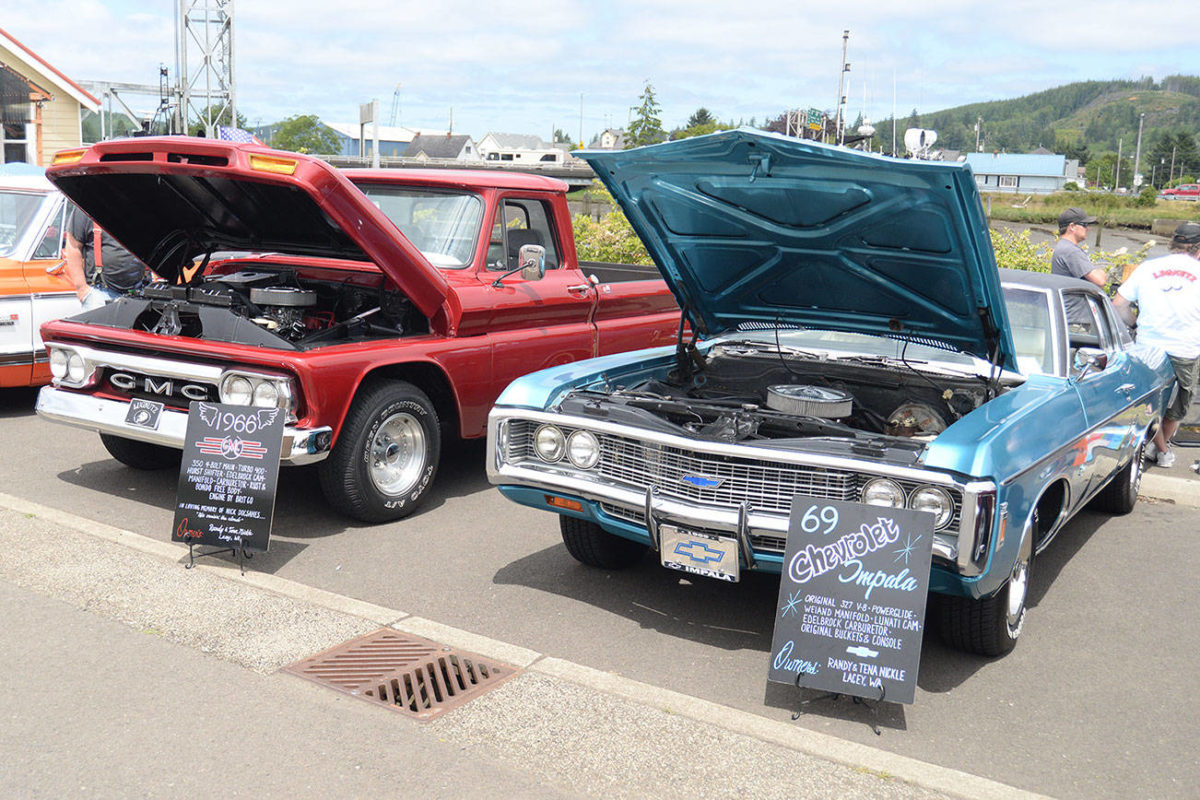 Hoquiam Pushrods River Run car show Saturday on Levee Street The