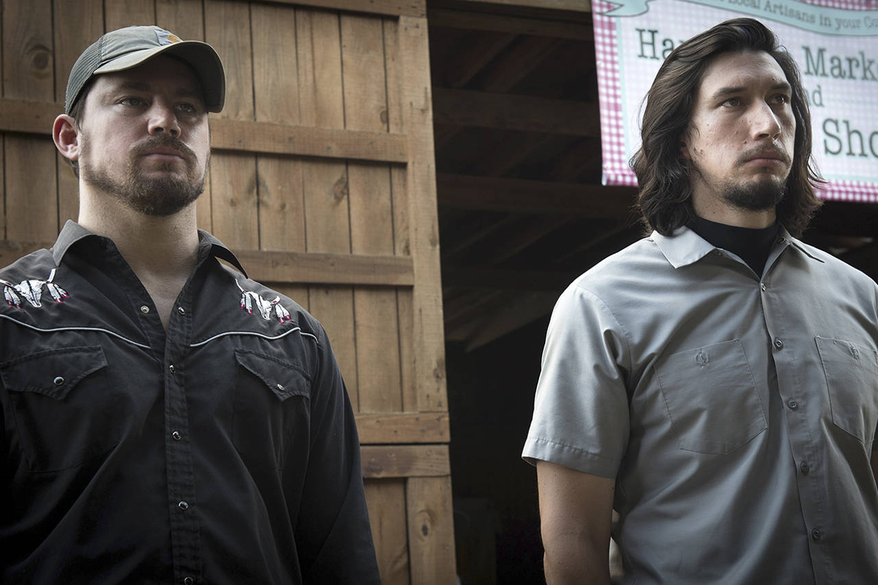 loganluckymovie.com                                 Channing Tatum and Adam Driver play Southern brothers in “Logan Lucky.”