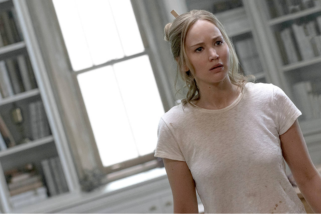 Niko Tavernise | Paramount Pictures                                 Jennifer Lawrence plays the title role in “Mother.”