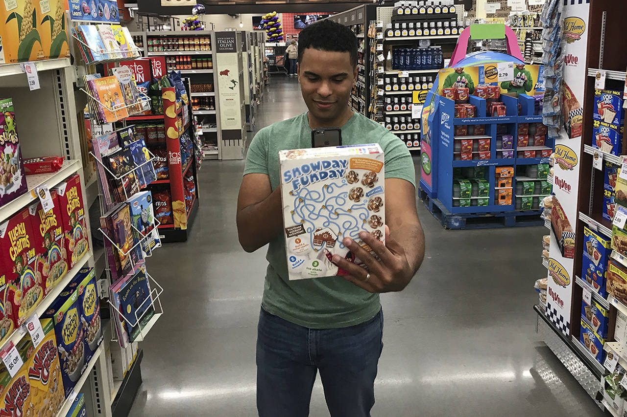Aimee Blanchette | Minneapolis Star Tribune                                 Ben Passer found a new Life cereal at his local grocery store to share on his website and Instagram account.