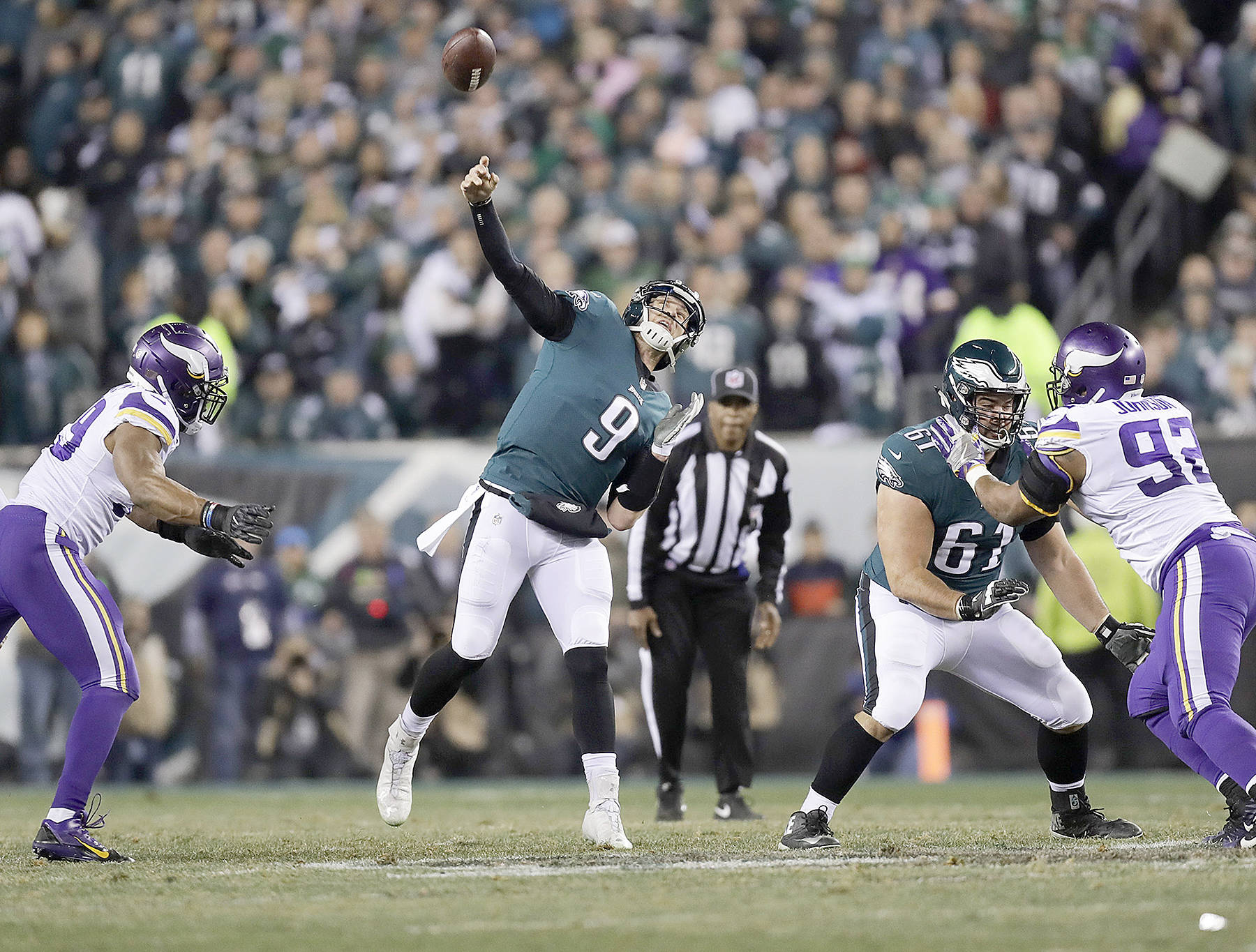 Eagles blow out Vikings to earn franchise’s third trip to Super Bowl
