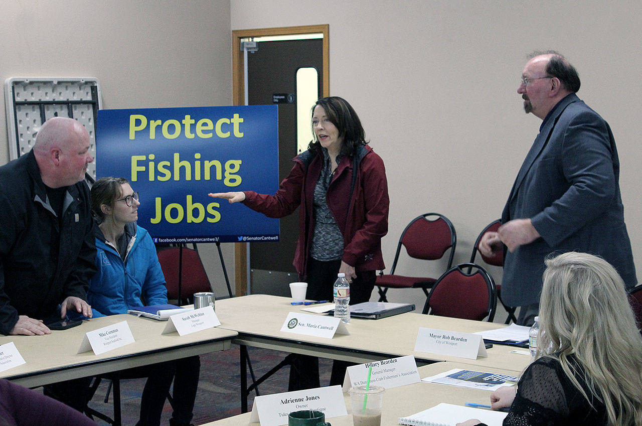 Cantwell on the coast to fight offshore oil plan