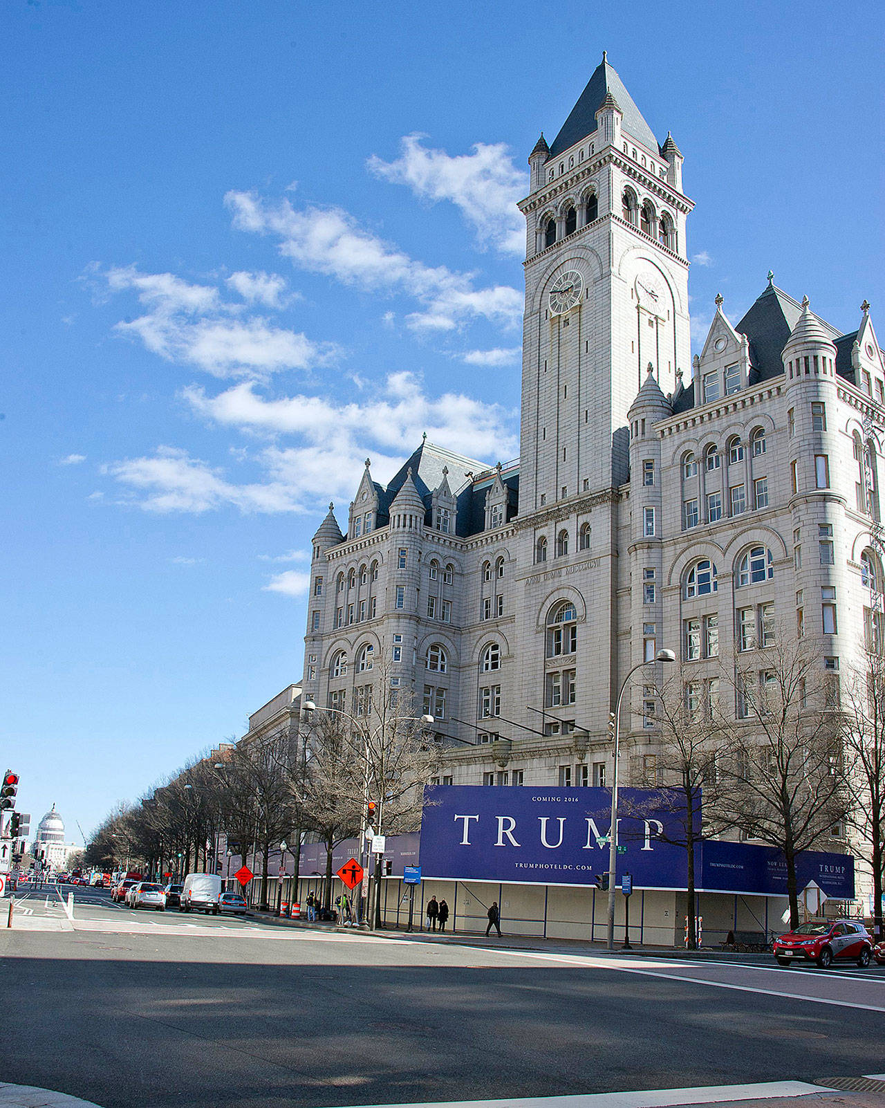 Trump loses first skirmish in suit over Washington hotel profits