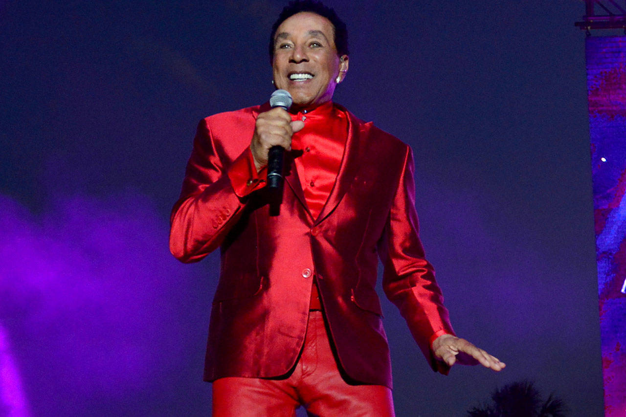 Smokey Robinson performs onstage during the 13th Annual Jazz in the Gardens Music Festival at The Hard Rock Stadium on March 17 in Miami Gardens, Florida. (Johnny Louis/TNS)