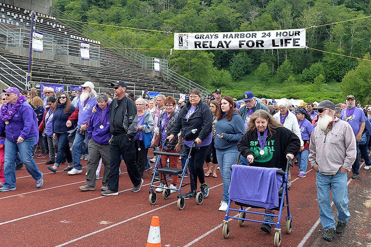 More teams, smaller crowd turns out for Relay for Life walk this weekend