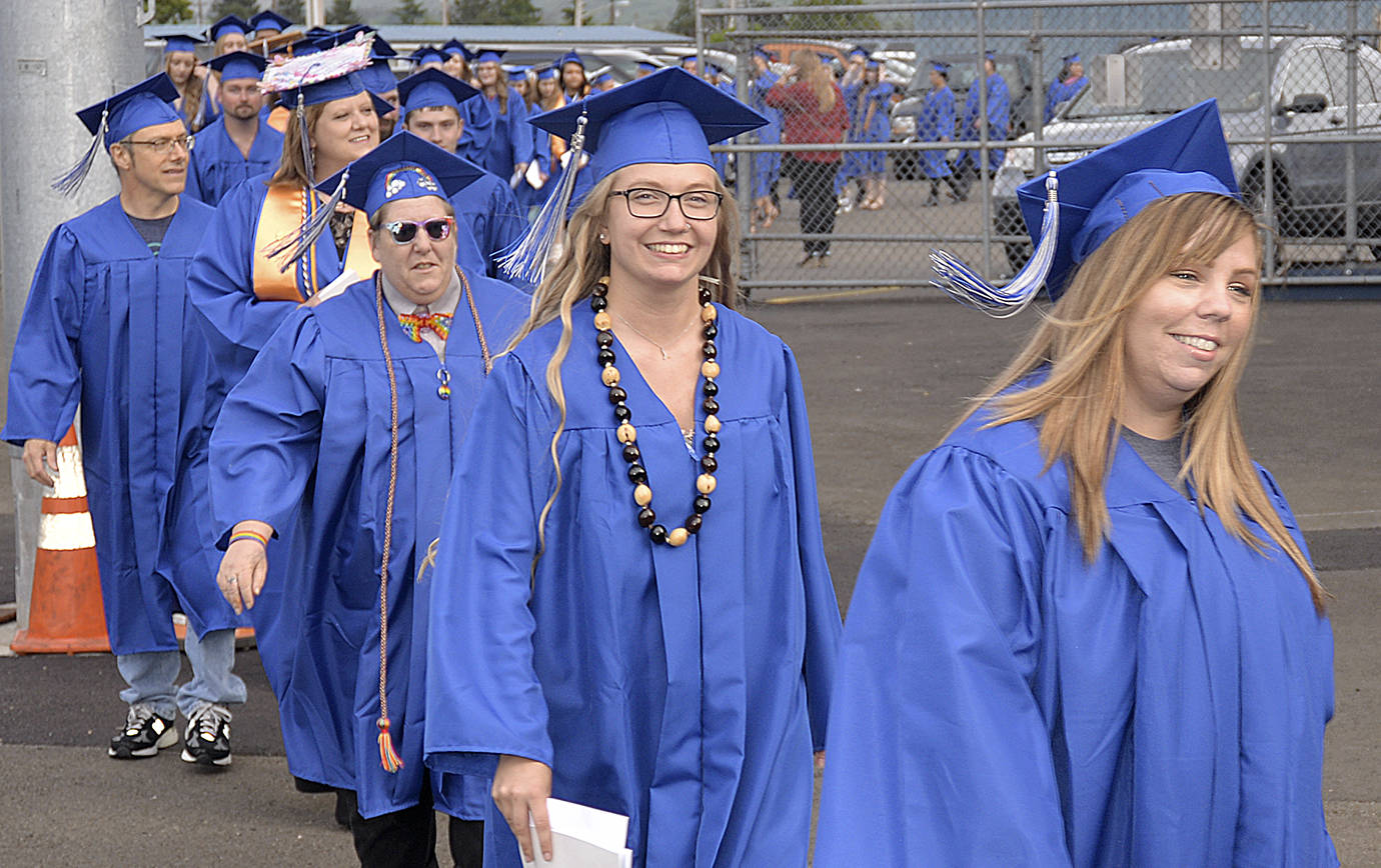 Nearly 200 graduates take to Stewart Field for GHC graduation ceremony