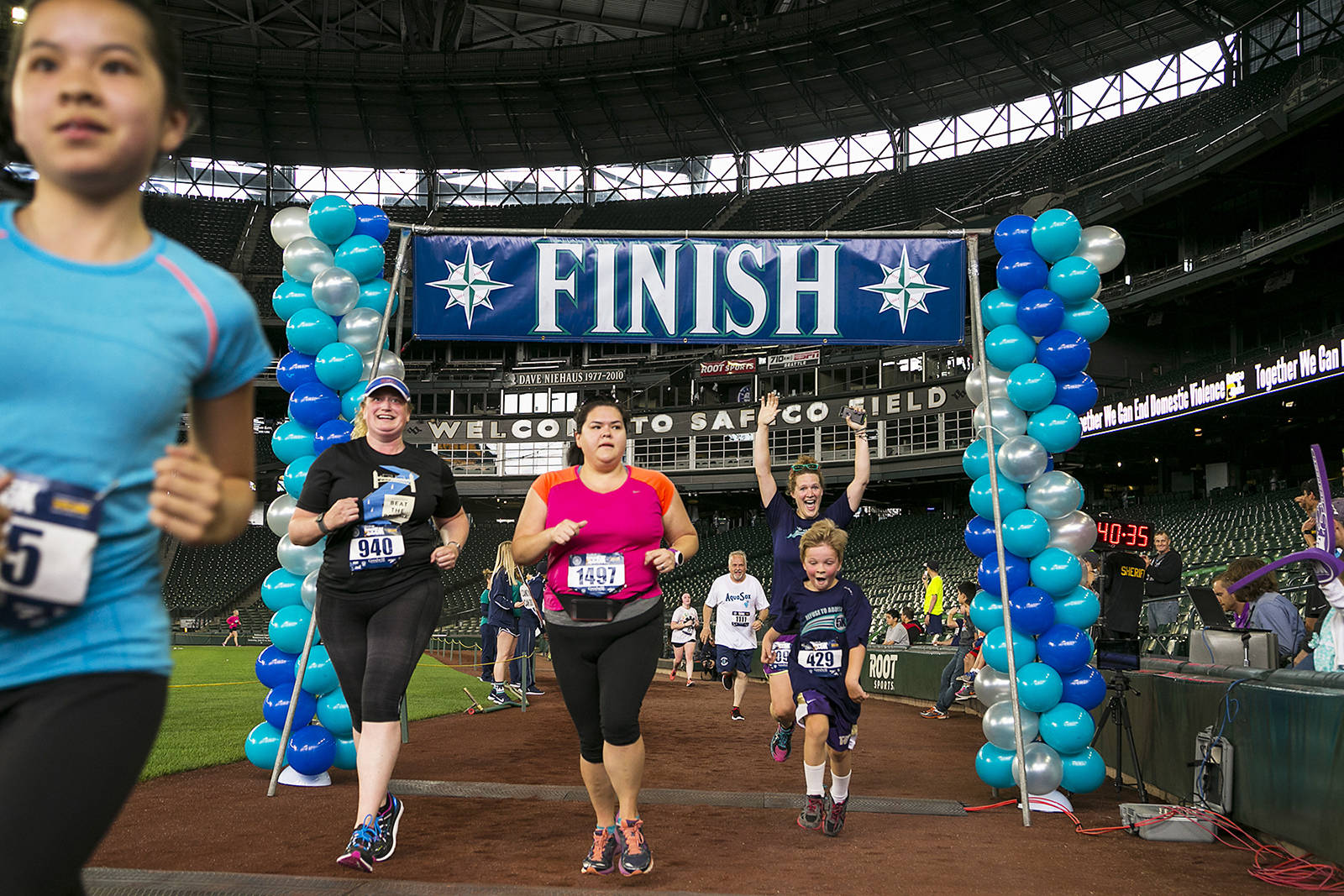 Domestic violence IS preventable: July 21’s Refuse To Abuse 5k is a unique run/walk through every level of Safeco Field, from the players’ tunnel to the final lap around the field.
