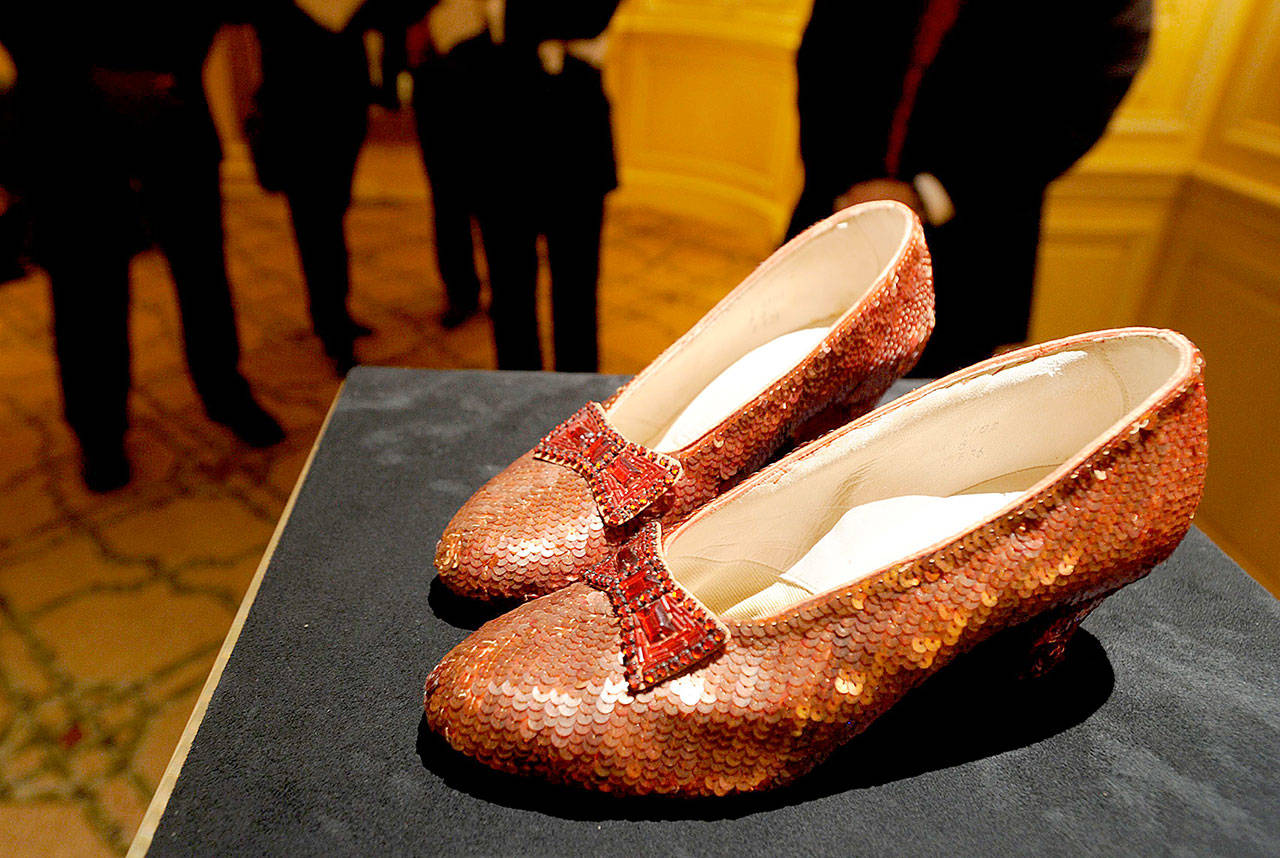 The famed ruby slippers are home, but the culprit is still out there
