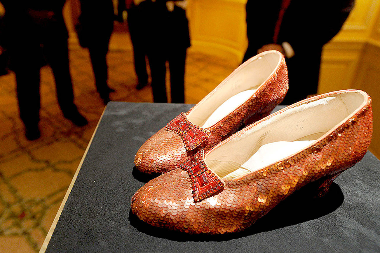 The famed ruby slippers are home, but the culprit is still out there