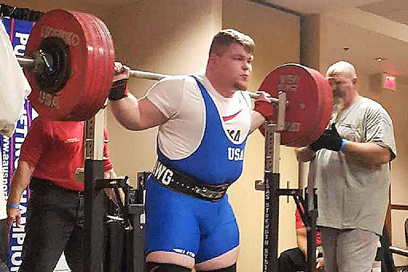 The sky is the limit for local power lifter