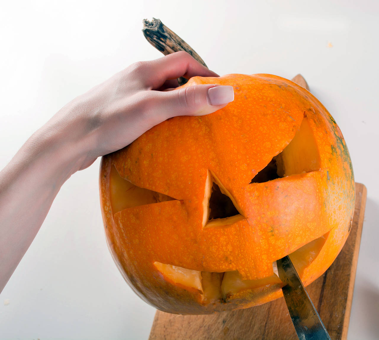 It’s a spooky time of year; no need to make it scarier with a hand injury. (Dreamstime)