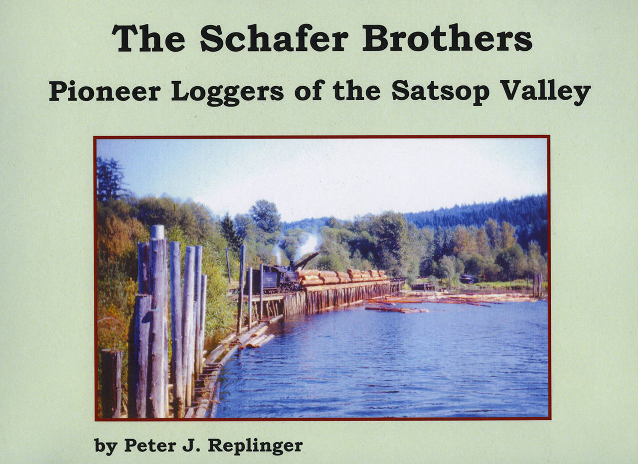 (Courtesy Polson Museum) Pete Replinger will be signing copies of his book, “The Schafer Brothers: Pioneer Loggers of the Satsop Valley.”