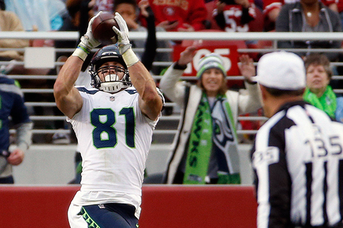 ‘Harder than practice’: How Seahawks TE Nick Vannett is using Pilates to turn into a TD machine