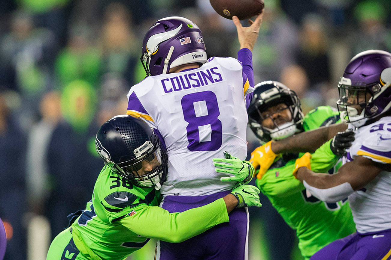 Seahawks show off ‘Green Machine’ defense in near-shutout of Vikings on MNF
