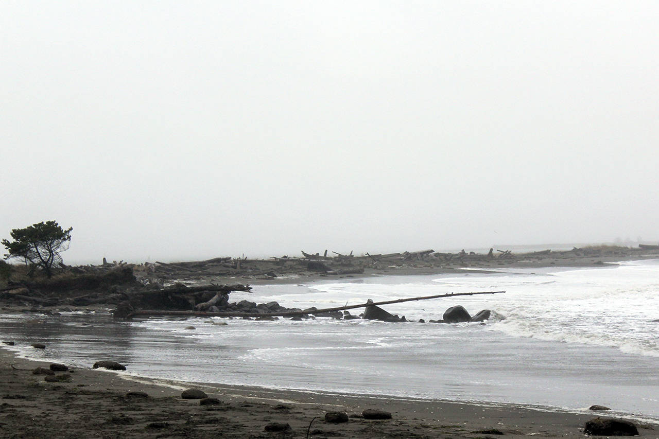 Angelo Bruscas | Grays Harbor News Group                                Stormy conditions at Damon Point earlier this week.