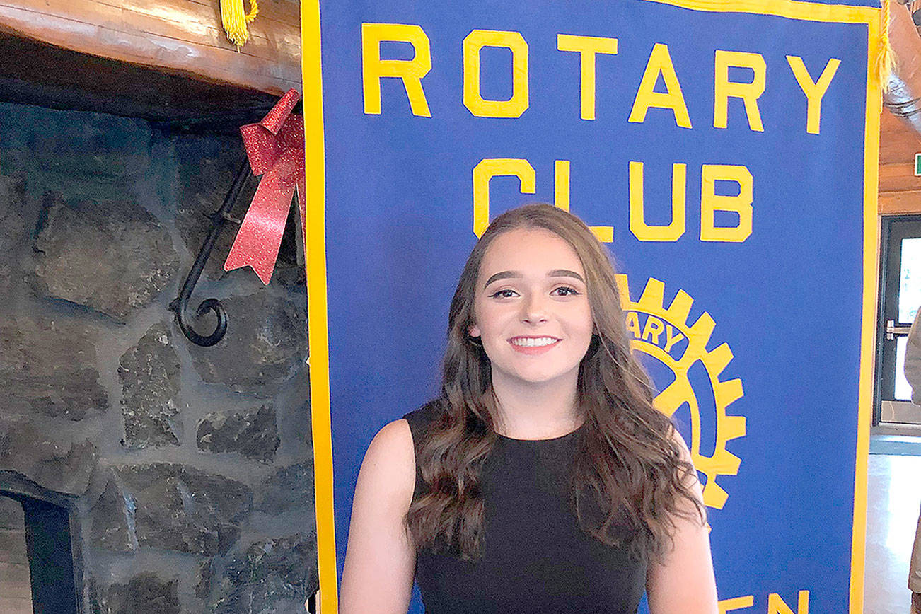 Camryn Cook honored as the Aberdeen Rotary student of the month