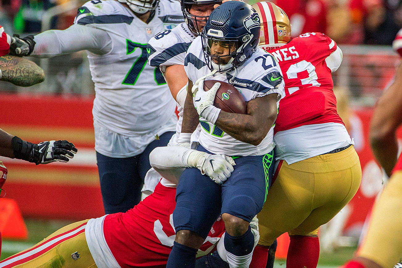 Larry Stone: Seahawks repeatedly shoot themselves in the foot against the 49ers. But all is not lost … yet