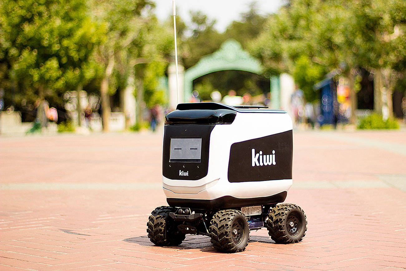Food delivery robot bursts into flames at UC Berkeley