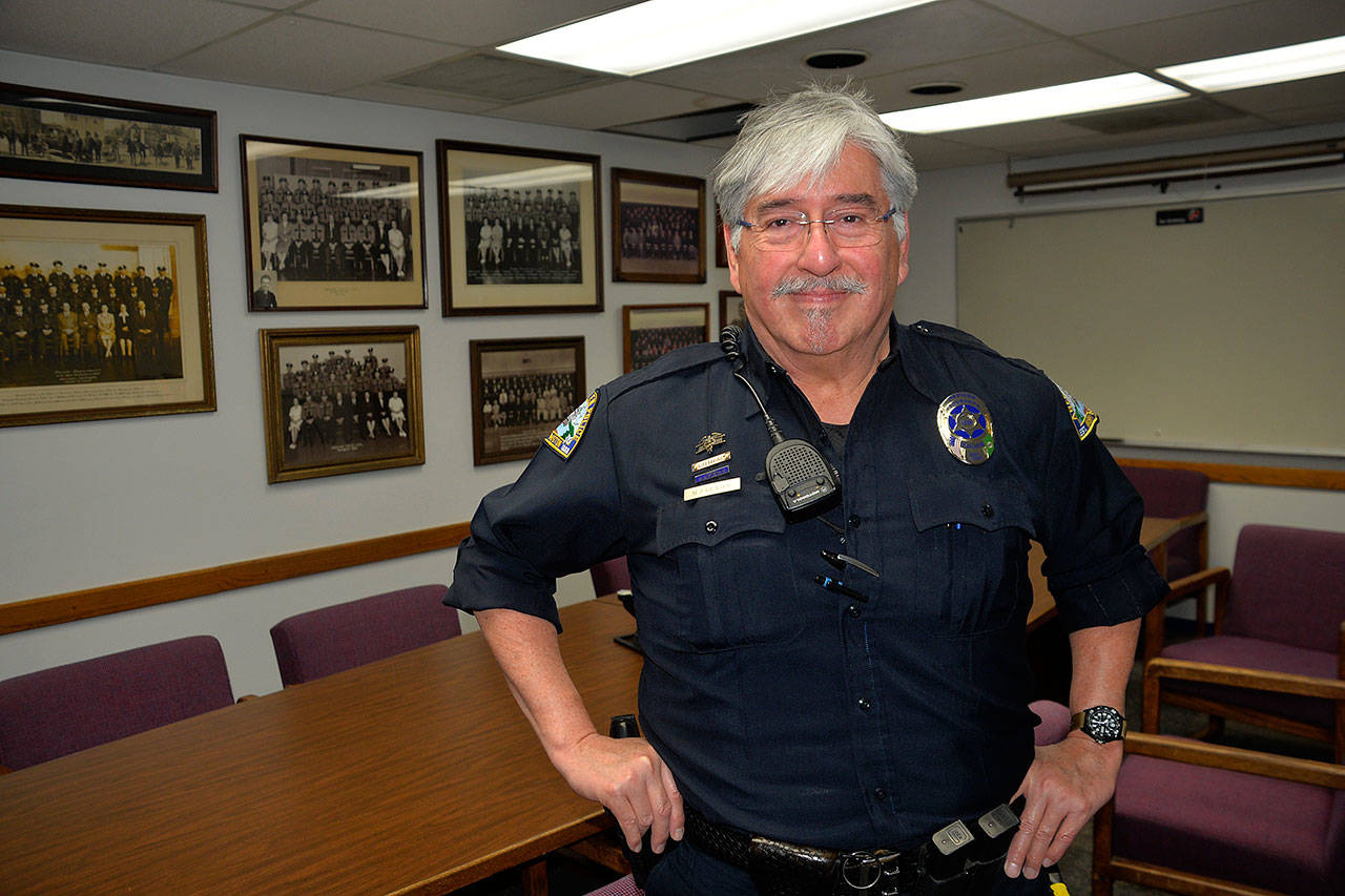 Louis Krauss | Grays Harbor News Group                                Aberdeen Police Officer Monte Glaser worked his last day on Friday, after working over 30 years in the department.