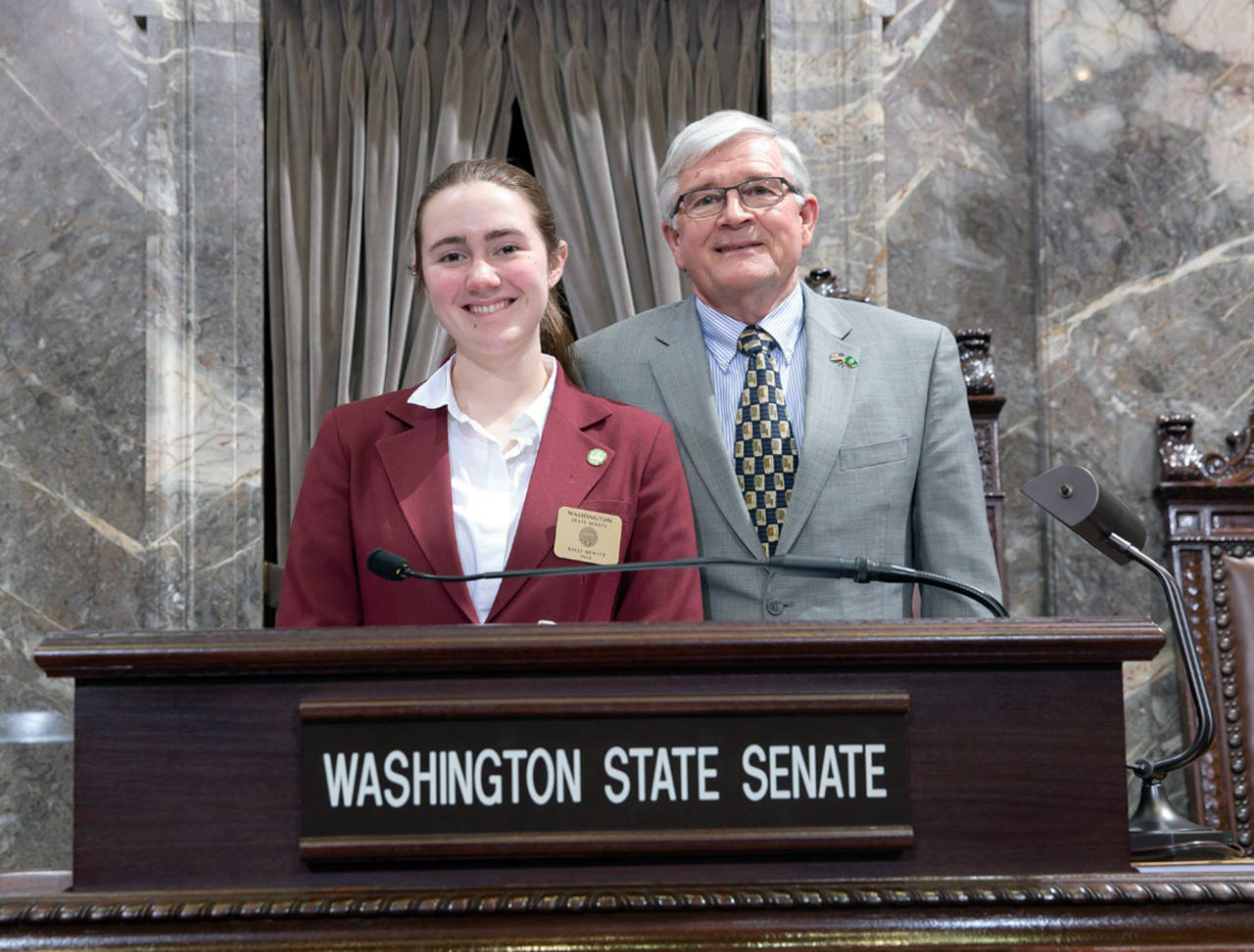Monte student serves as Senate page