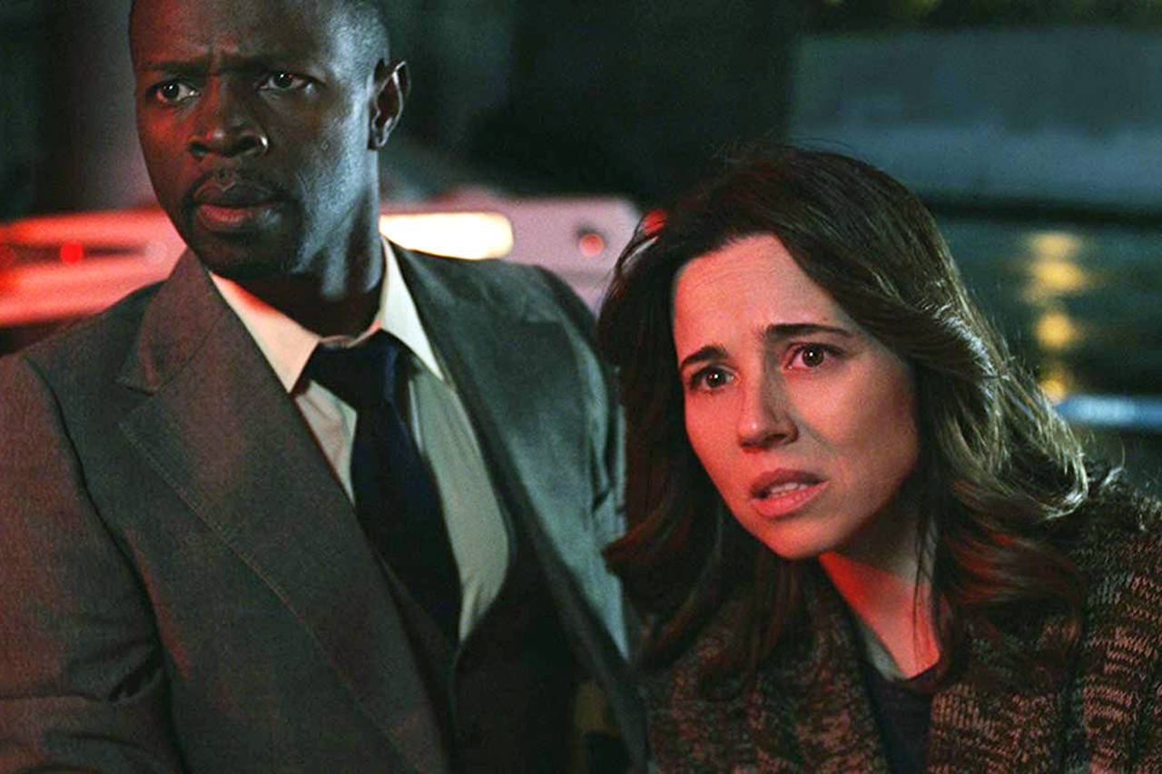Warner Brothers Entertainment                                 Sean Patrick Thomas and Linda Cardellini in a scene from “The Curse of La Llorona.”
