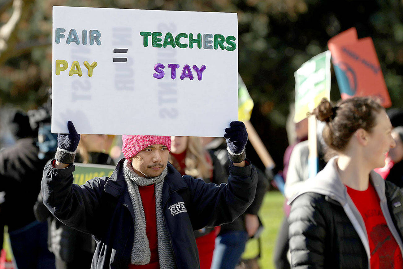 Study finds record wage gap between teachers and other college grads