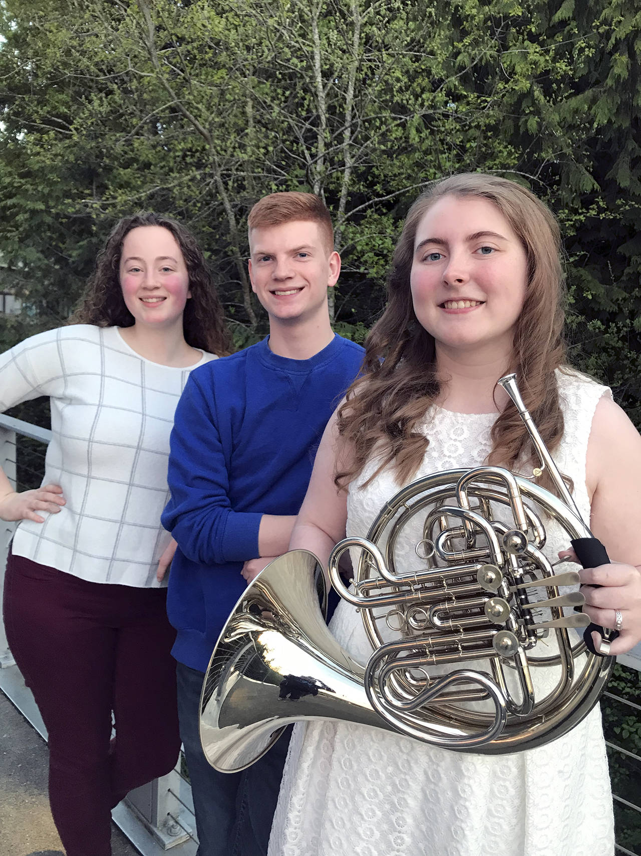 Courtesy photo                                Three young soloists will be spotlighted: from left, Allison Patterson, Ben Fagerstedt and Hero Windsor.