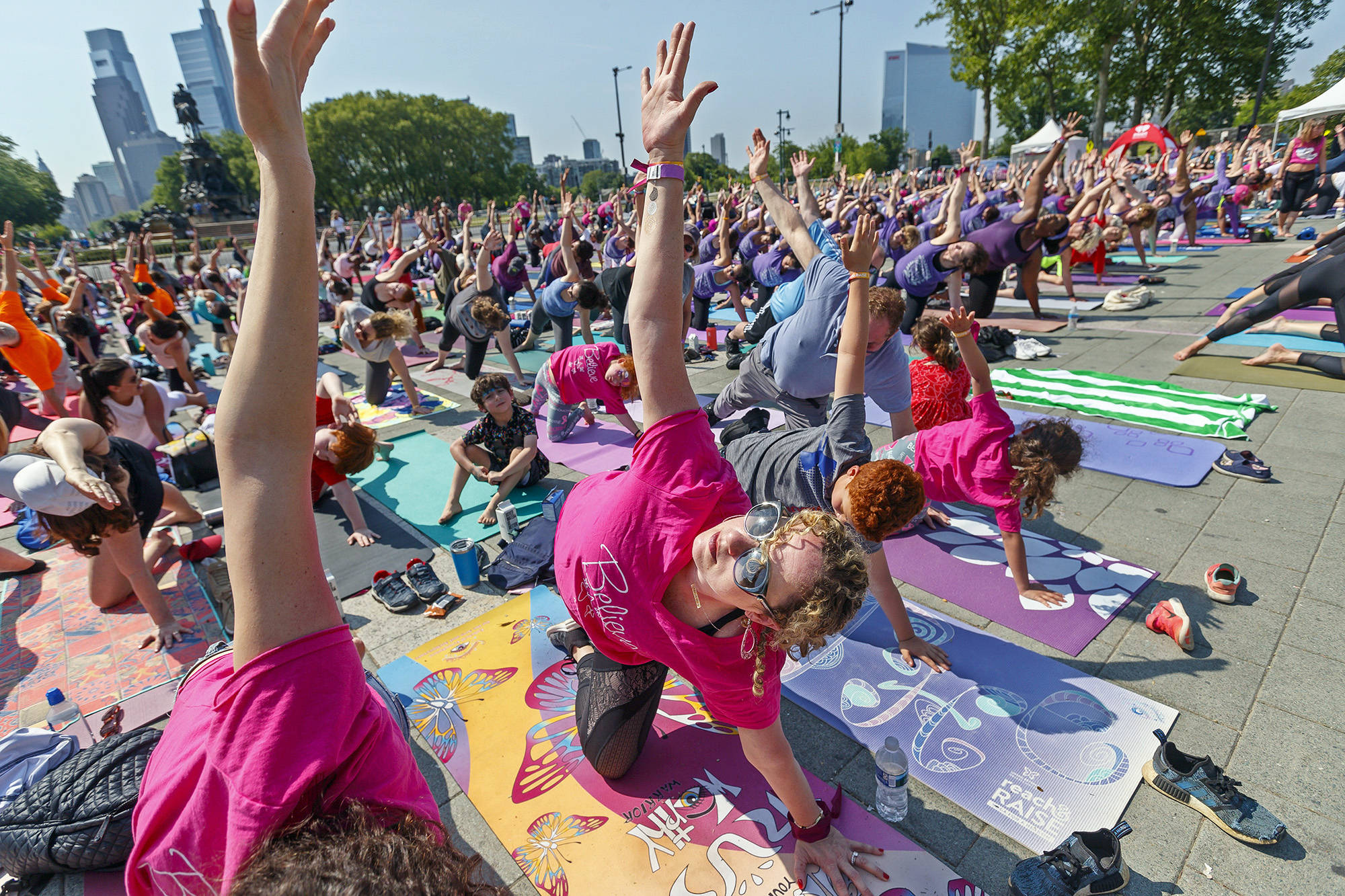 Cancer survivors find peace through yoga