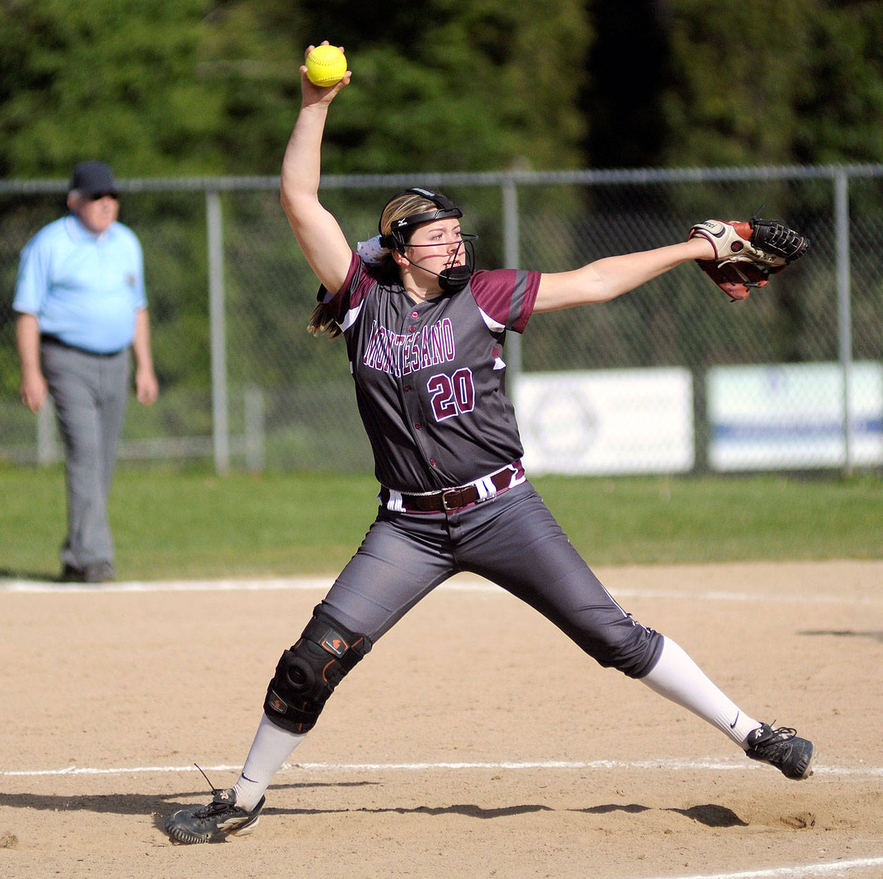 Montesano’s Lindsay Pace led the Bulldogs to a 1A state softball championship in May, the 10th in school history. (Ryan Sparks | Grays Harbor News Group)